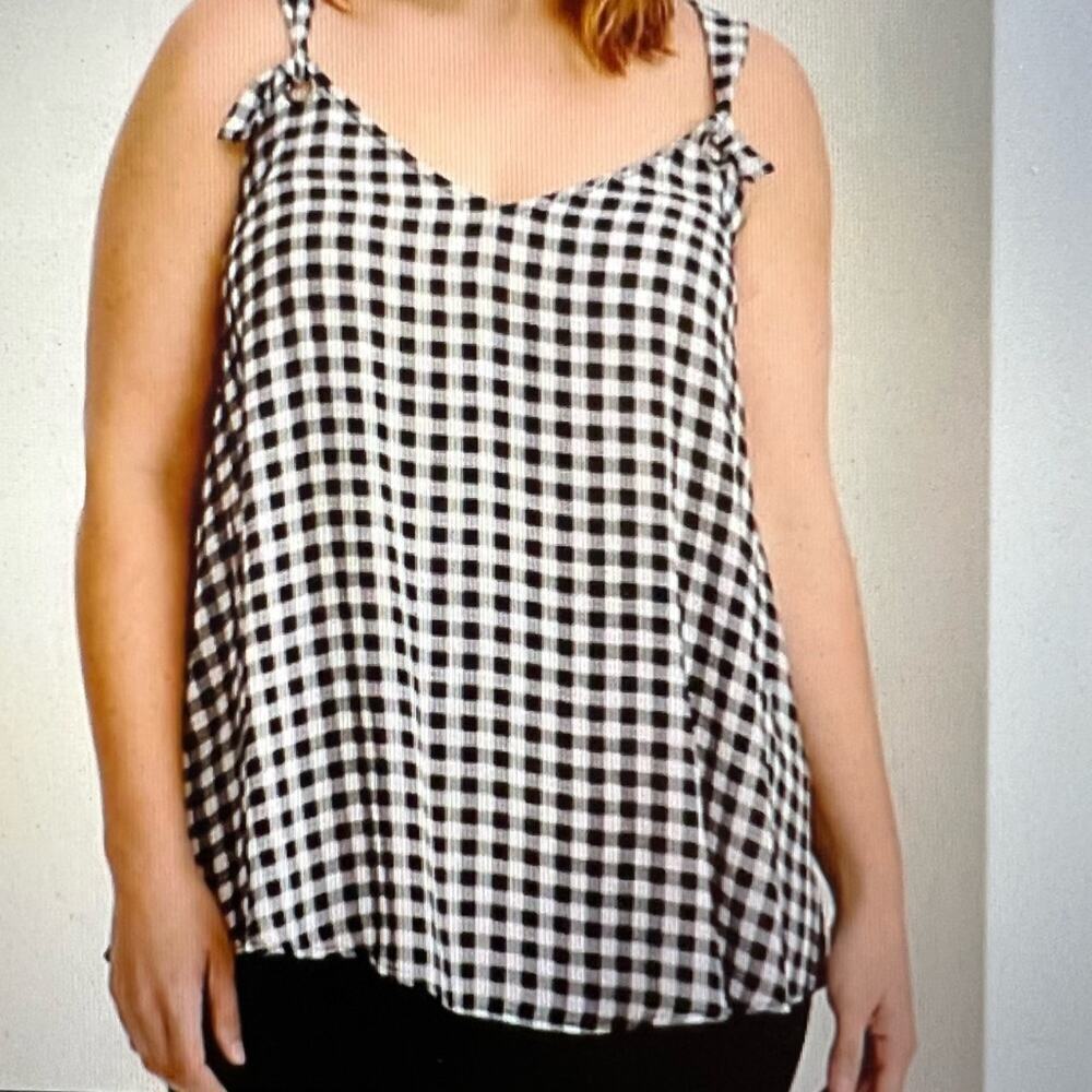 Torrid Gingham Oring Swing Cami